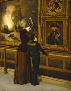 Figure 1: Thomas Davidson, England's Pride and Glory, 1894, oil on canvas 918 mm x 711 mm, (BHC 1811) National Maritime Museum, Greenwich, London.